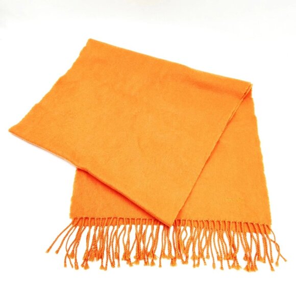 Hermes Scarf Oranges Cashmere100% 2262157 - Picture 1 of 9